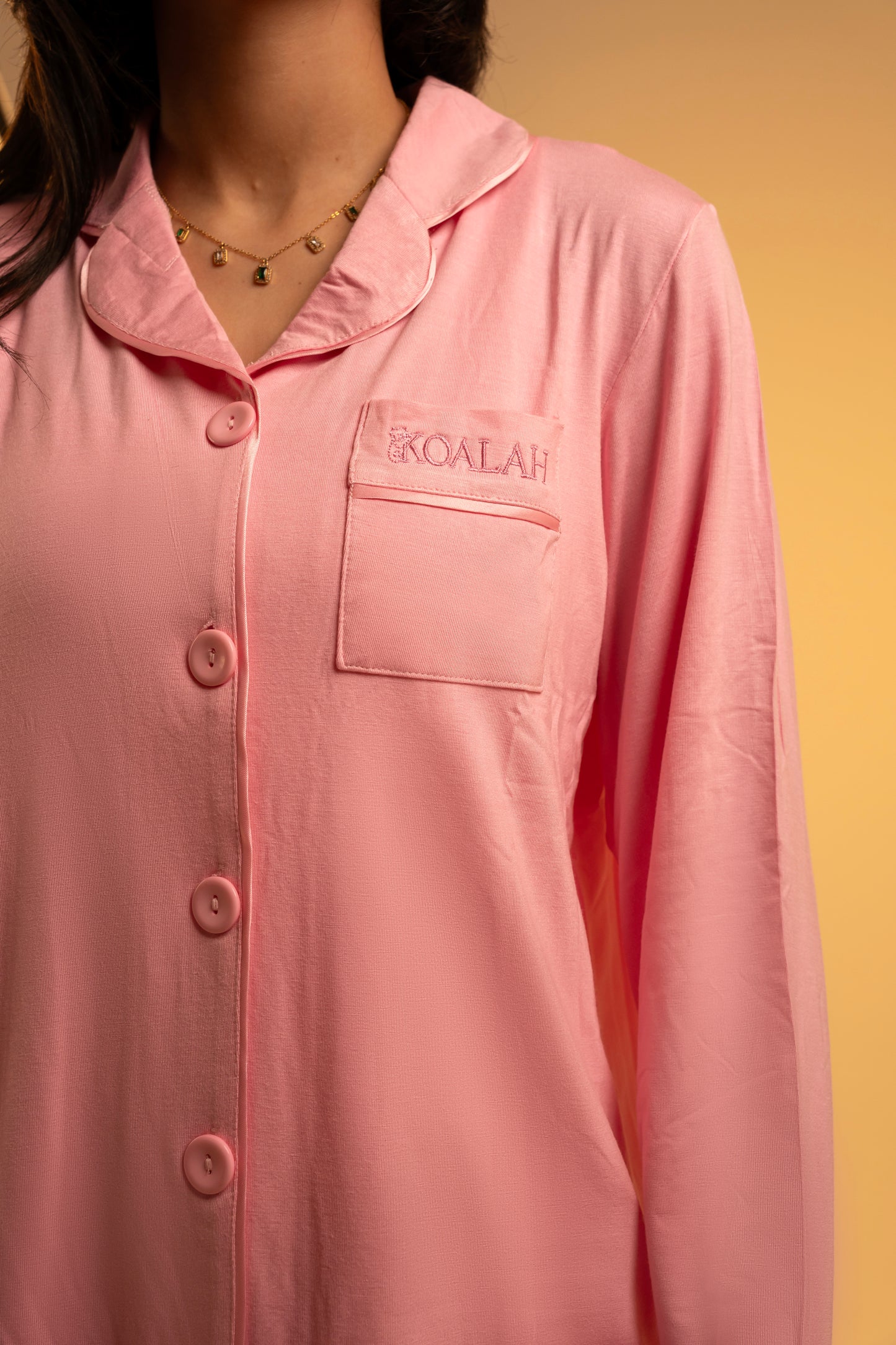 Pink Boy friend PJs Set