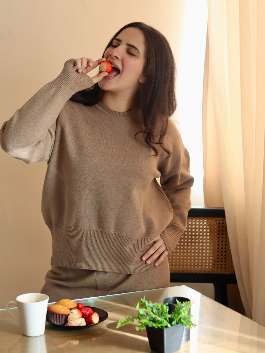 Espresso Knitwear Set