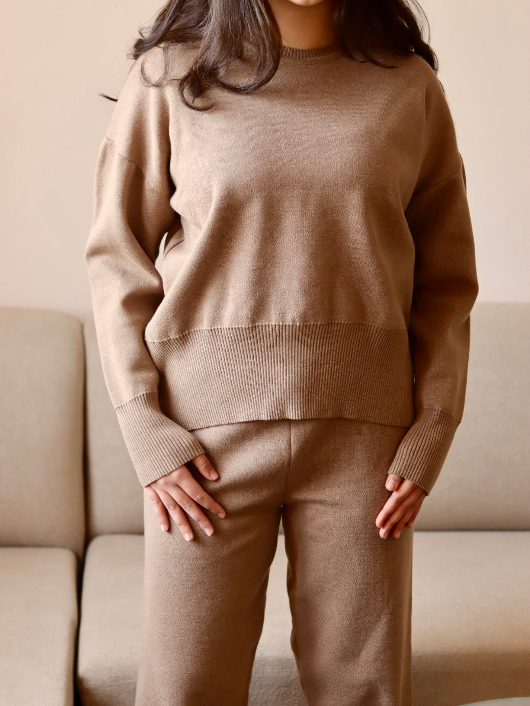 Espresso Knitwear Set