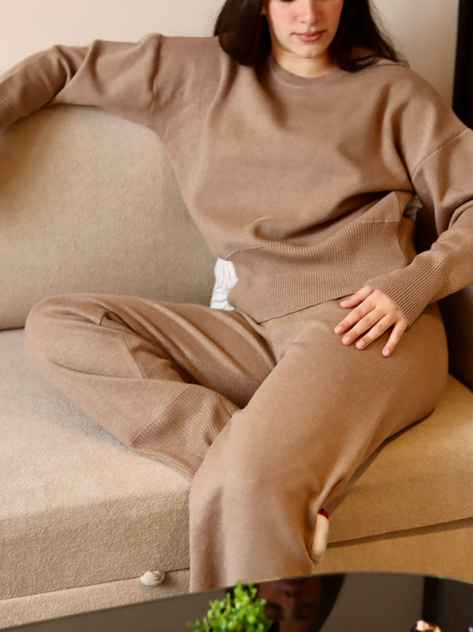 Espresso Knitwear Set